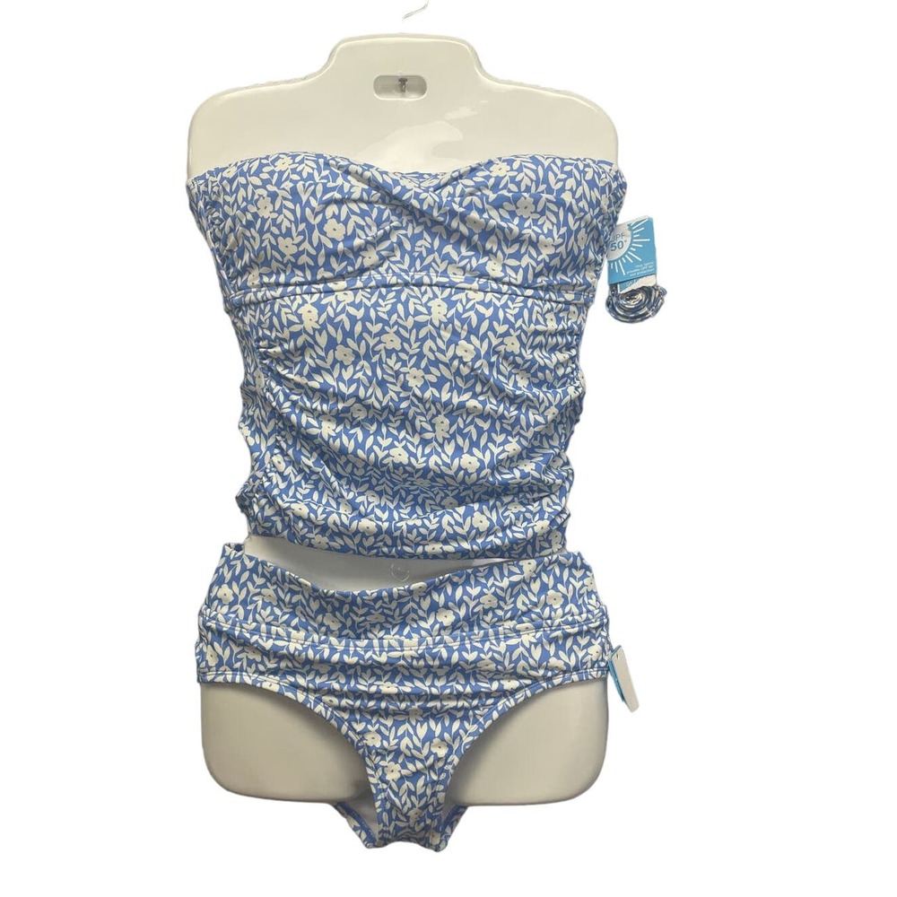 New Draper James Womens Medium Detachable Straps Hipster 2-Piece Swim Suit